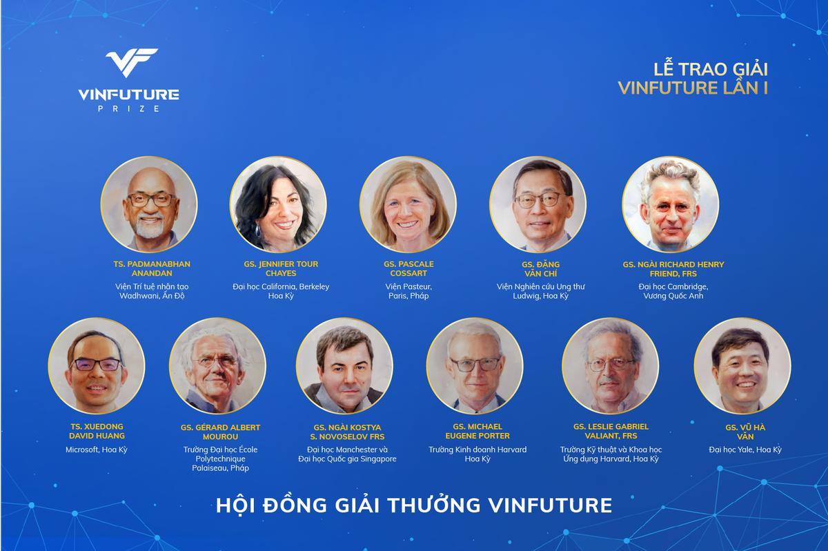Công bố lễ trao giải VinFuture lần I - vinh danh 4 công trình khoa học phụng sự nhân loại năm 2021