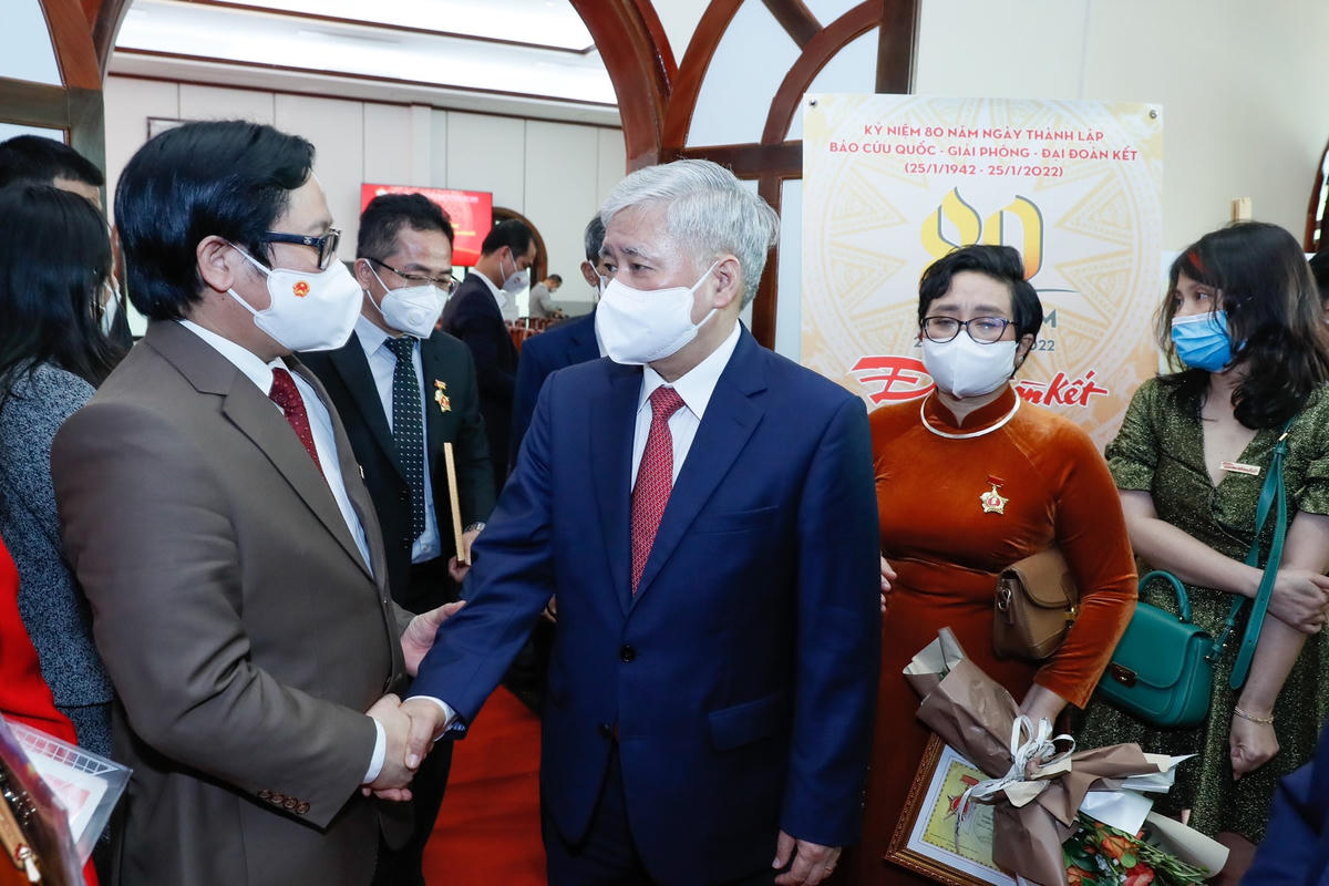 Những hình ảnh xúc động tại Lễ kỷ niệm 80 năm ngày thành lập Báo Cứu Quốc - Giải Phóng - Đại Đoàn Kết