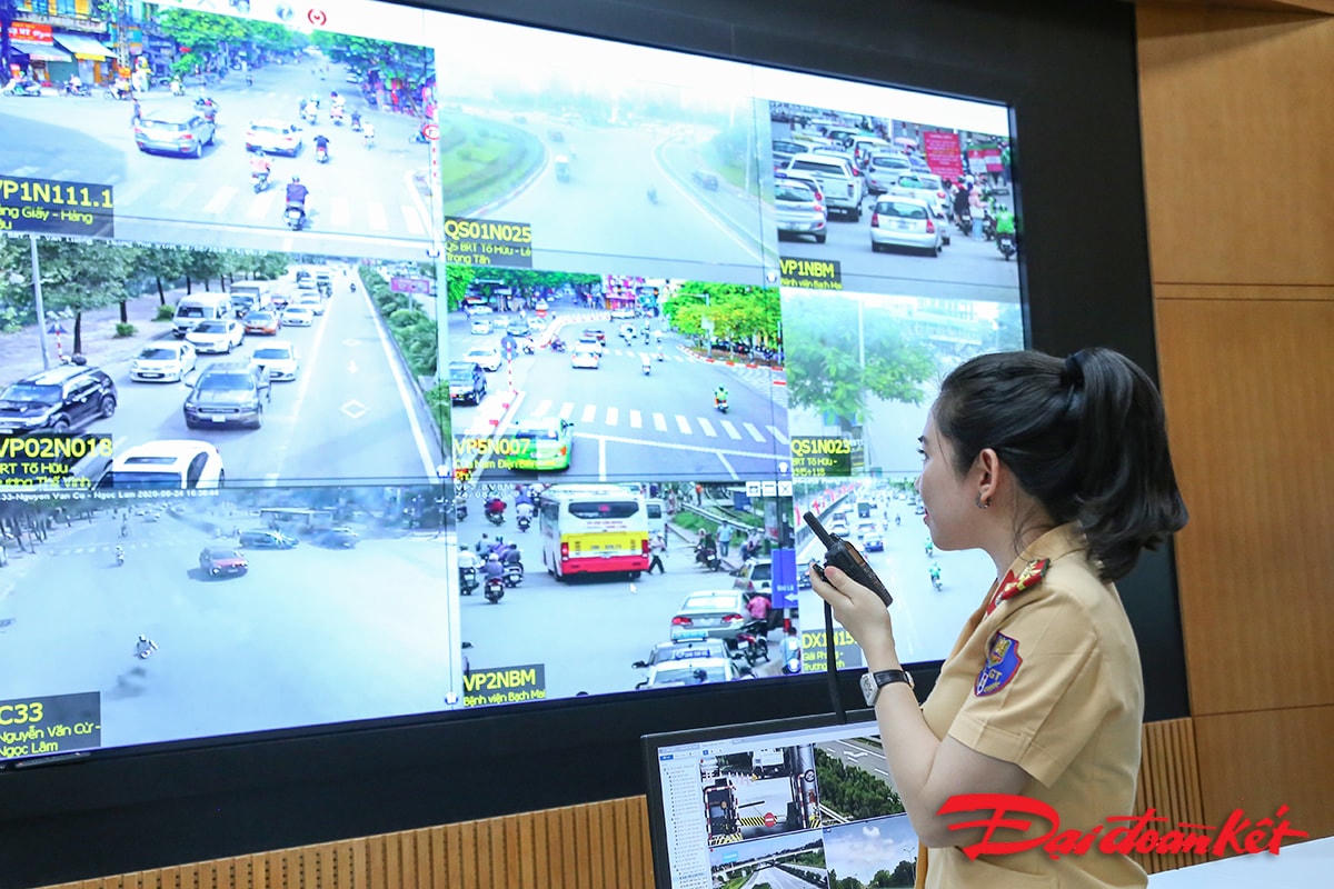 Hệ thống trang bị camera hiện đại, hình ảnh ghi nhận được đảm bảo các yếu tố pháp lý và nghiệp vụ làm căn cứ để xử lý các hành vi vi phạm TTATGT theo đúng quy định của pháp luật. 