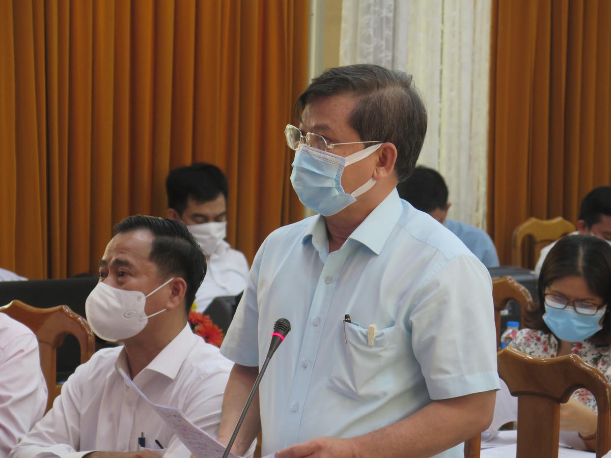 Viện trưởng Viện KSND tối cao Lê Minh Trí vận động bầu cử  tại TP Hồ Chí Minh