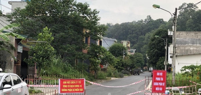 Khu dân cư phường Nam Cường được gỡ phong tỏa tạm thời.