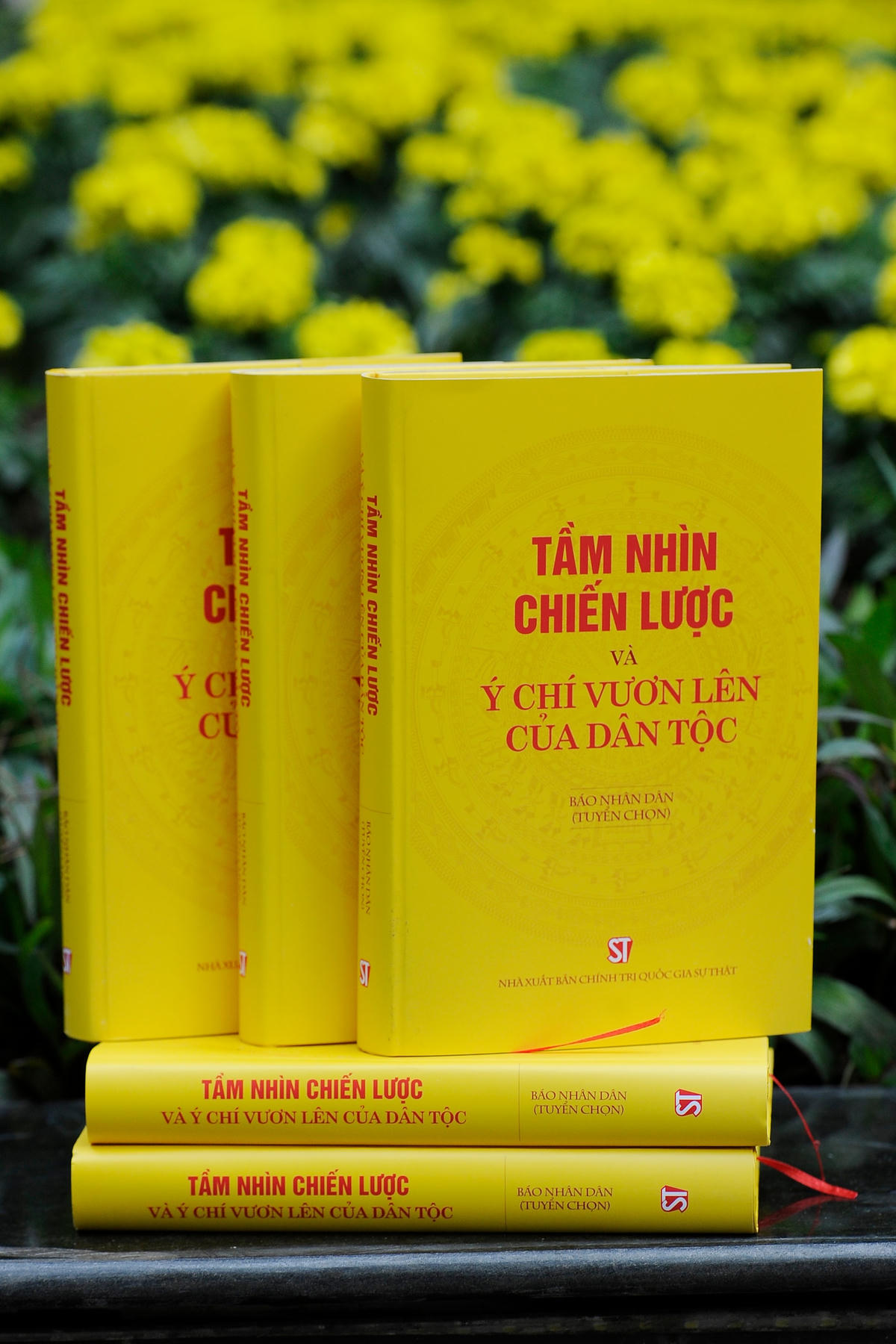 Bìa cuốn sách “Tầm nhìn chiến lược và ý chí vươn lên của dân tộc”.