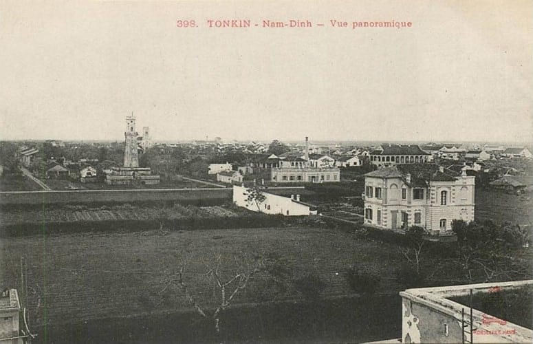 Cột cờ Nam Định xưa.