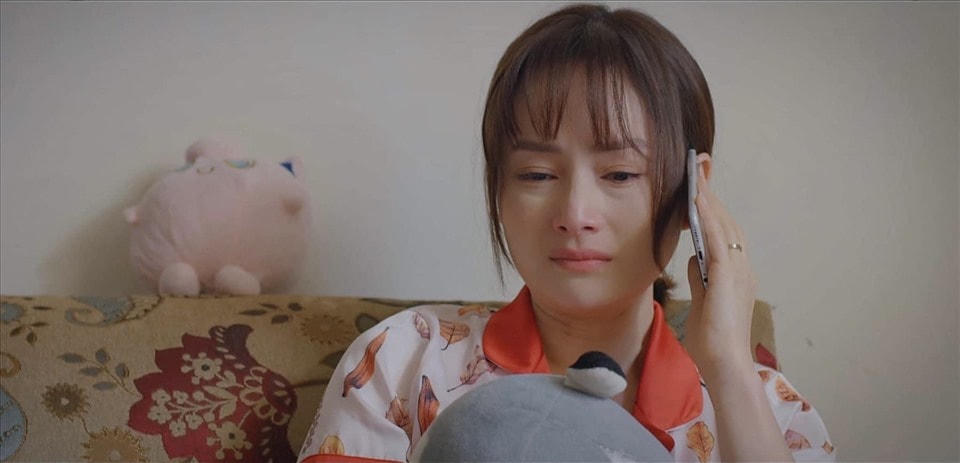 Vân Khánh nghẹn lời xin lỗi vì không nghe lời mẹ.
