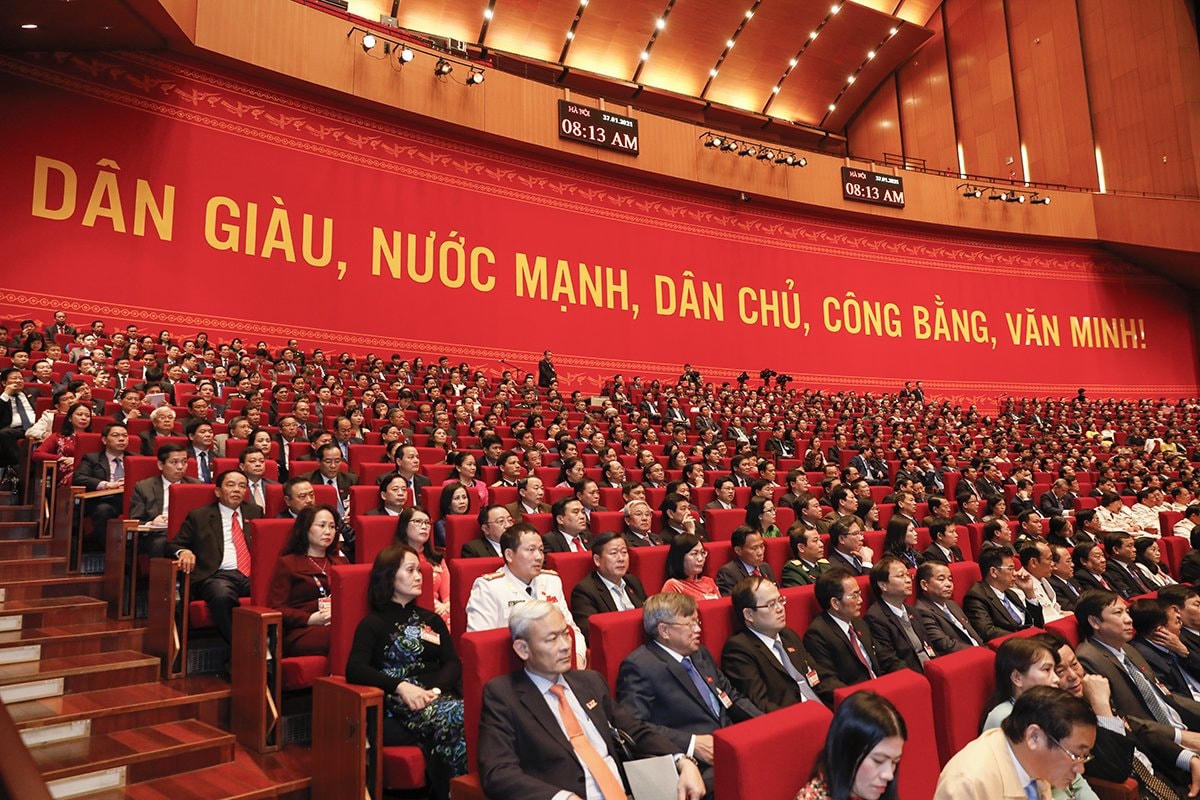 Ngày làm việc chính thức thứ hai của Đại hội đại biểu toàn quốc lần thứ XIII của Đảng.