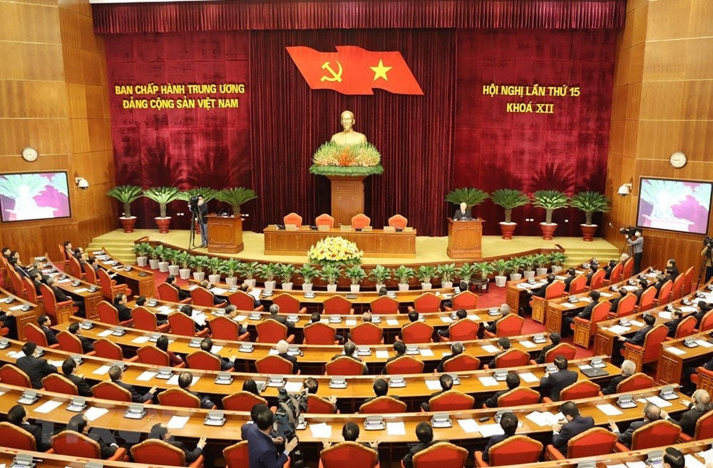 Toàn cảnh phiên bế mạc Hội nghị. (Ảnh: Trí Dũng/TTXVN).