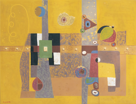 Tác phẩm "Thanh âm mùa thu"  của họa sĩ Trịnh Quốc Chiến.