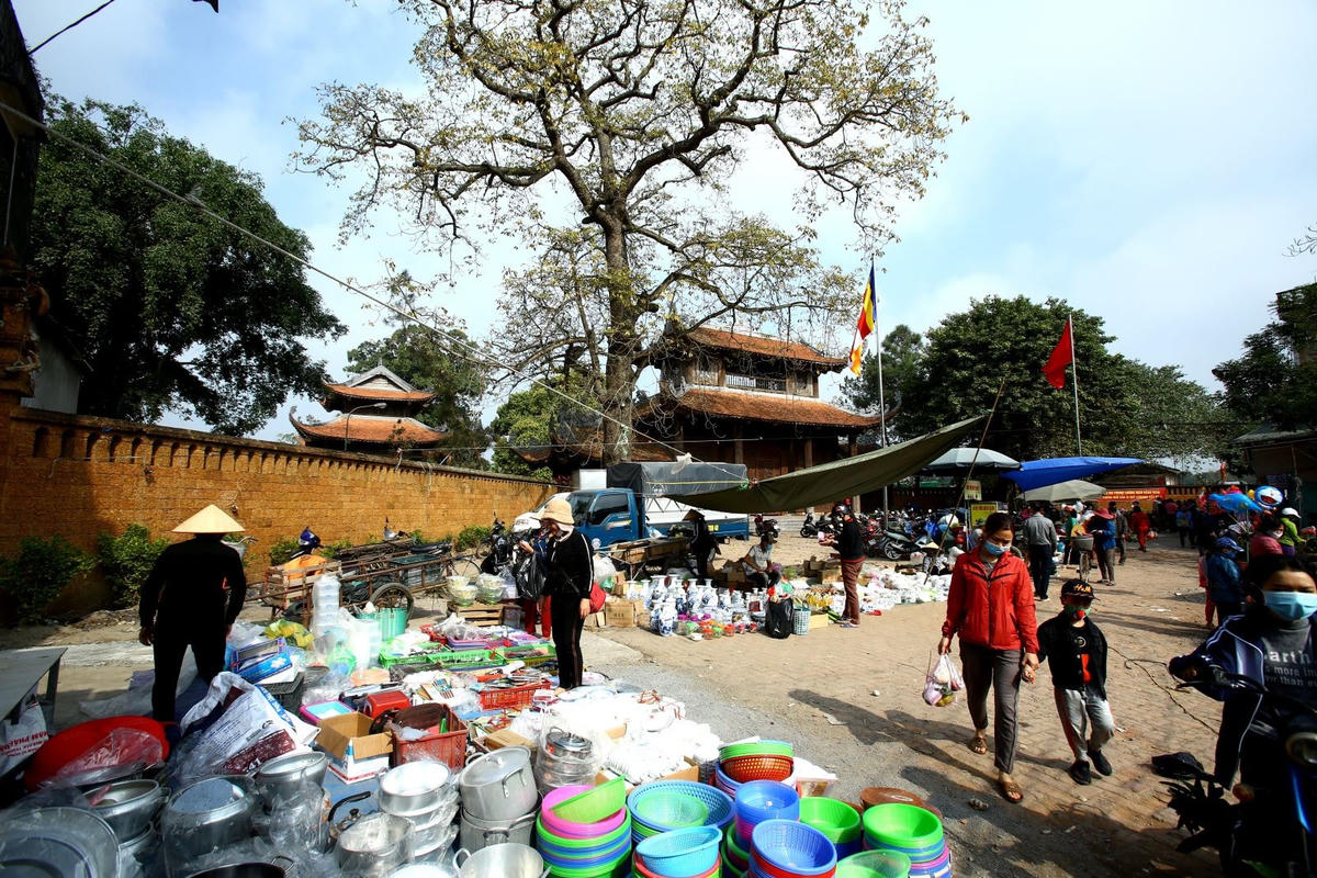 Chợ Nôm (xã Đại Đồng, huyện Văn Lâm, tỉnh Hưng Yên). Ảnh: An Thành Đạt.