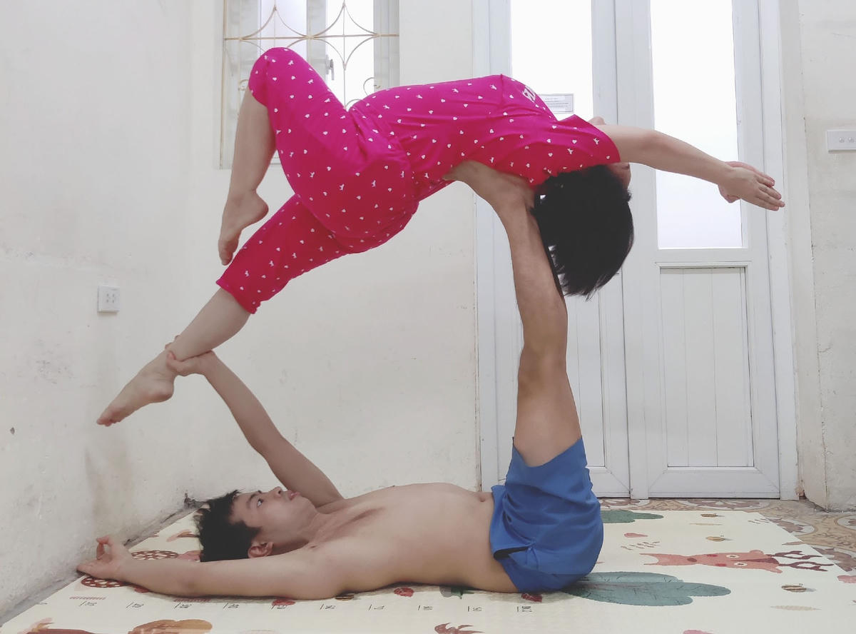 Chị Hằng cho biết, việc tập Yoga vào những tháng cuối thai kỳ giúp việc sinh nở trở nên dễ dàng hơn.