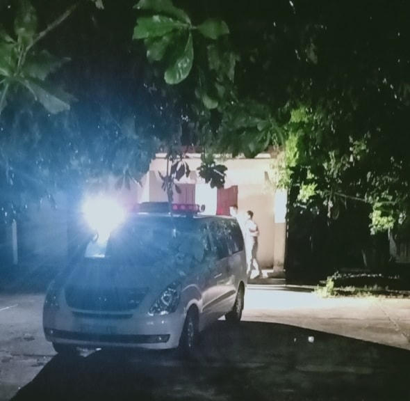 Nạn nhân được đưa về nhà xác Bệnh viện đa khoa Hà Tĩnh chờ người nhà đến nhận.