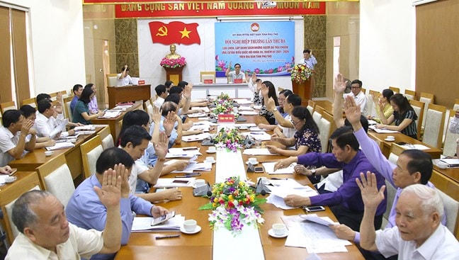 Ủy ban MTTQ Việt Nam tỉnh Phú Thọ tổ chức Hội nghị hiệp thương lần thứ ba.