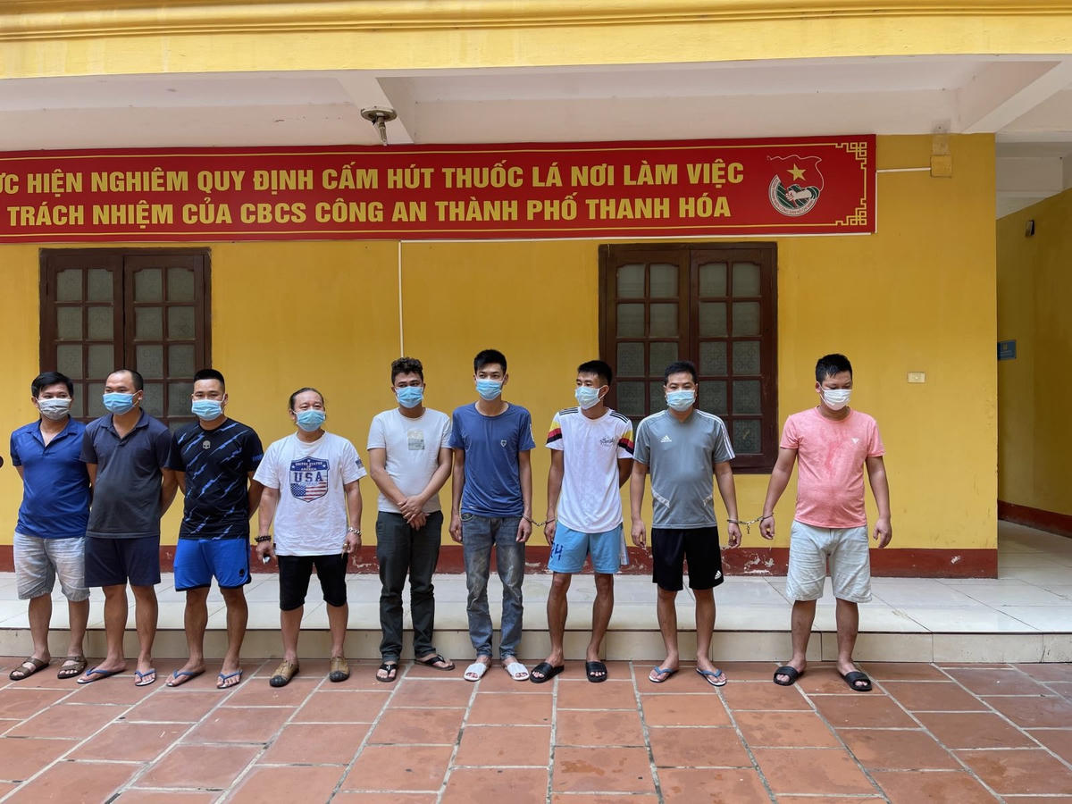 Đường dây cá độ bóng đá do Nguyễn Thành Quân cầm đầu vừa bị Công an Thanh Hóa triệt phá.