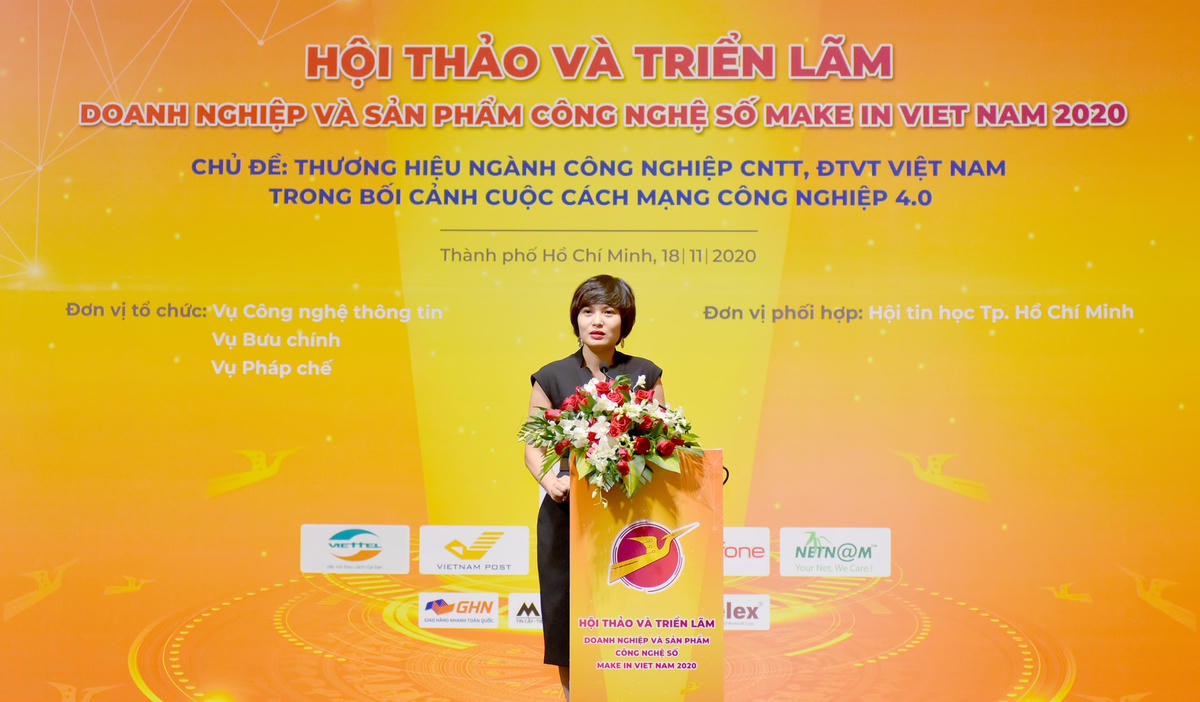 Bà Nguyễn Hà Thành, Giám đốc Truyền thông của Viettel chia sẻ cách Tập đoàn này xây dựng thương hiệu đứng số 1 ĐNA và thứ 28 thế giới.