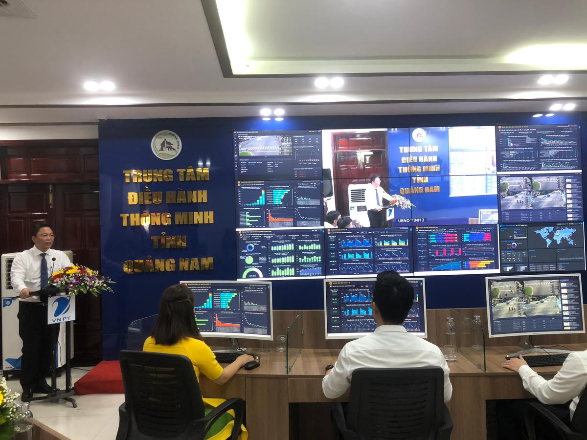 Ông Lê Trí Thanh, Chủ tịch UBND tỉnh Quảng Nam phát biểu tại buổi lễ.