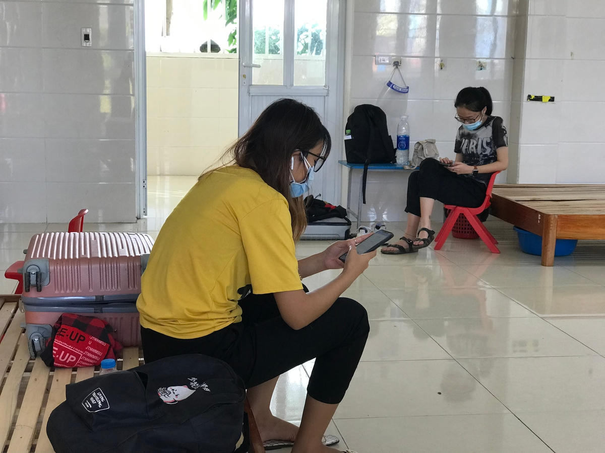 Bình yên trong “ngôi nhà 14 ngày”.