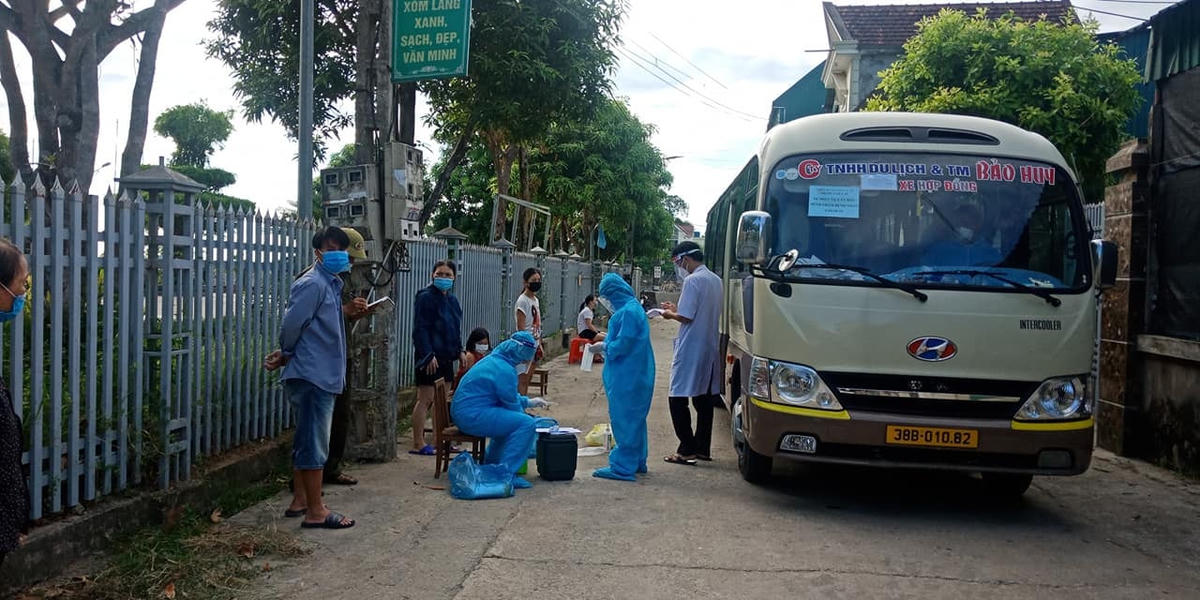 Hà Tĩnh nhanh chóng truy vết để dập dịch.