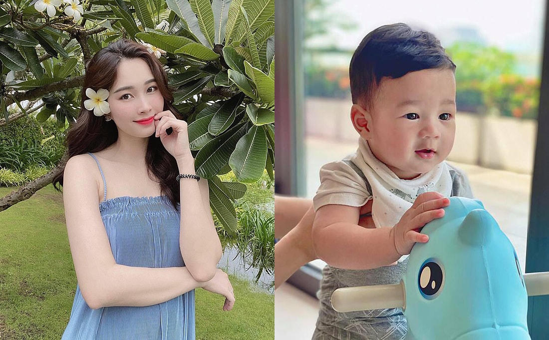 Tối 3/12, hoa hậu Đặng Thu Thảo lần đầu đăng ảnh rõ mặt con trai Liam. Nhóc tỳ được nhận xét có nhiều đường nét giống bà nội - doanh nhân Dương Thanh Thuỷ. Khoảnh khắc Liam cười tít mắt chiếm trọn tình cảm của khán giả lẫn nhiều nghệ sĩ như ca sĩ Lệ Quyên, nhà thiết kế Lê Thanh Hoà... 