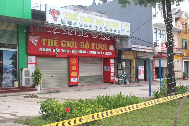 Ổ dịch tại nhà hàng Thế giới bò tươi (36 Ngô Quyền, TP Hải Dương).