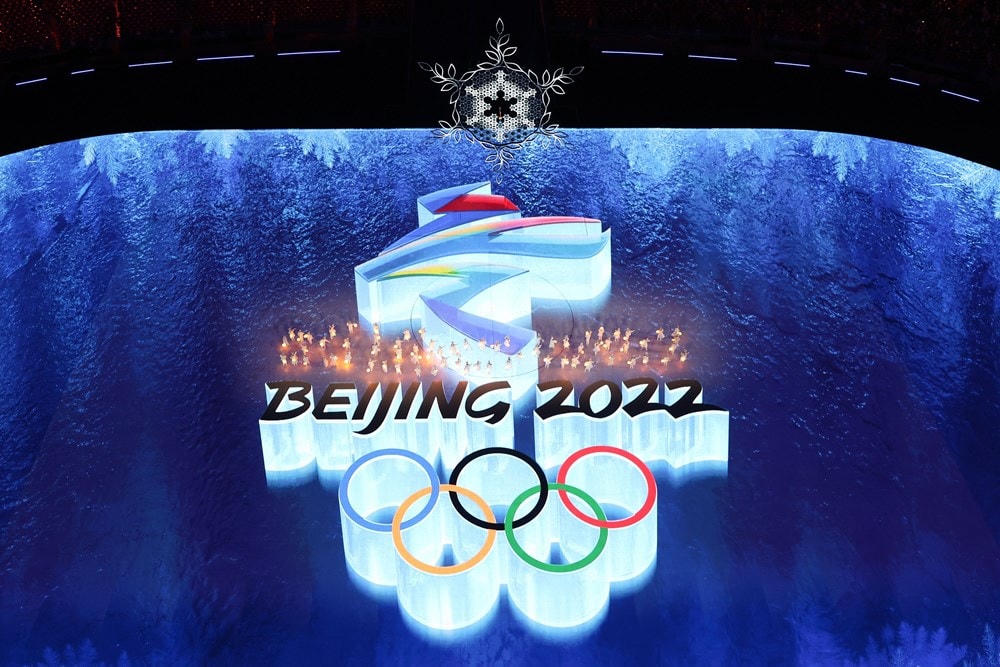 Toàn cảnh lễ bế mạc Olympic mùa Đông Bắc Kinh 2022, Trung Quốc, ngày 20/2/2022. (Ảnh: THX/ TTXVN).