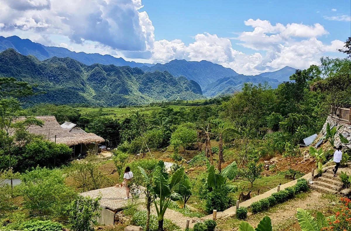 Khu du lịch Pù Luông sẽ thí điểm đón khách du lịch nội địa.