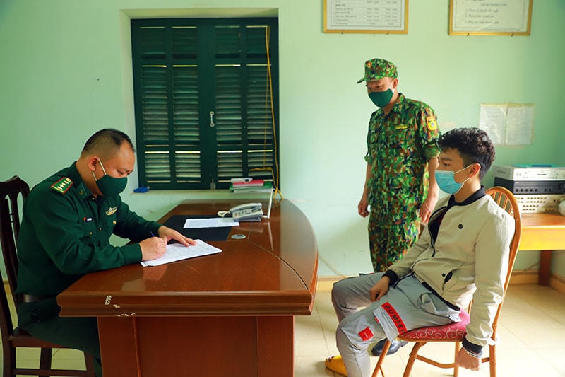 Đối tượng Lưu Anh T. tại cơ quan điều tra.