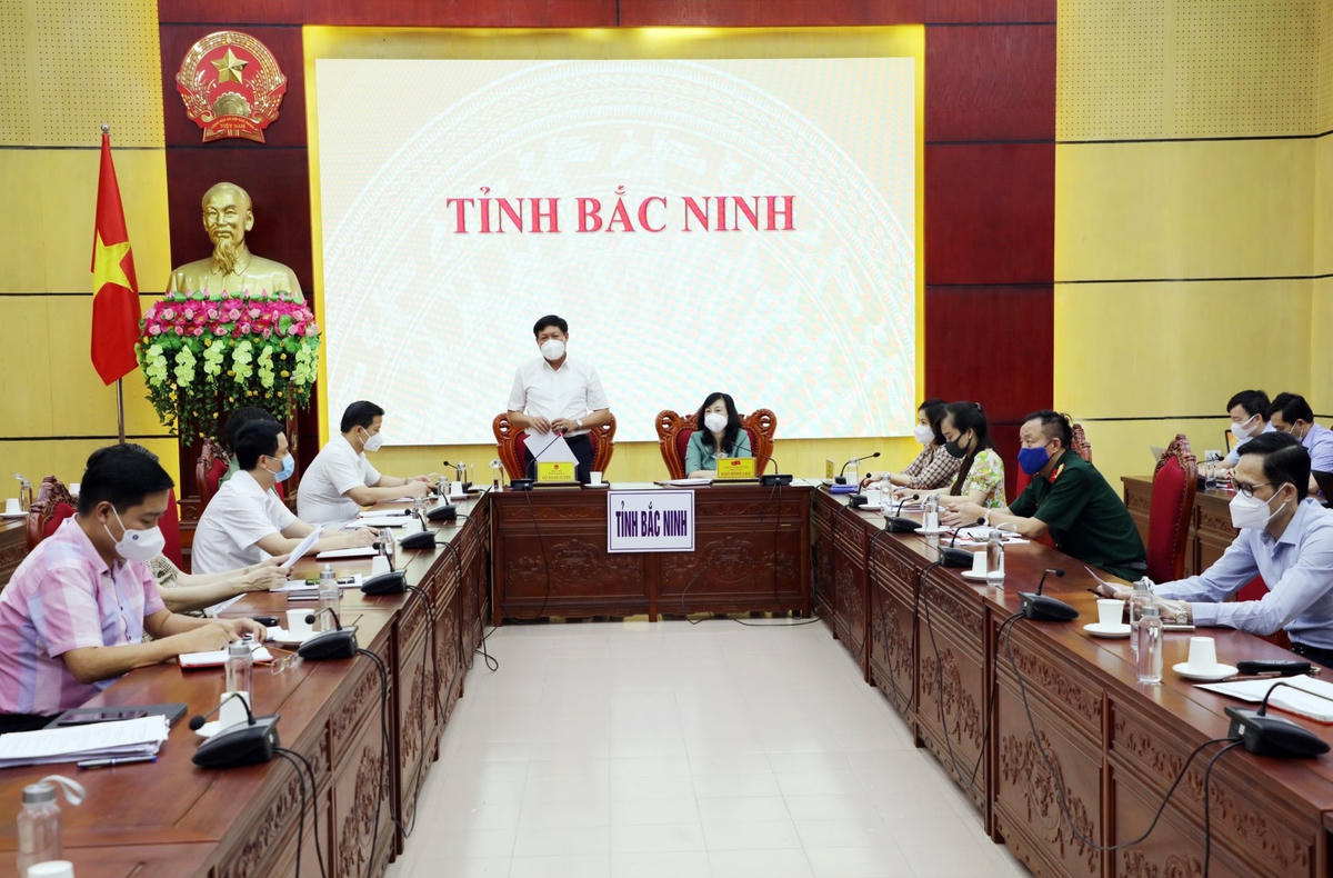 Lãnh đạo Bộ Y tế thường xuyên làm việc với tỉnh Bắc Ninh về công tác phòng, chống dịch.
