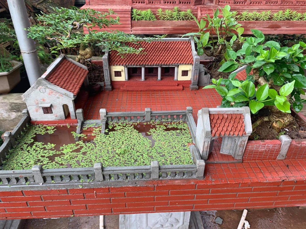 Từng chi tiết được anh cân đối, tỉ mỉ. Ảnh: NVCC. 