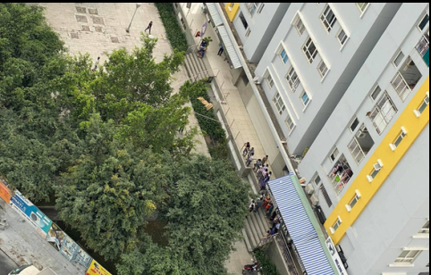 Nơi phát hiện ông Du tử vong.