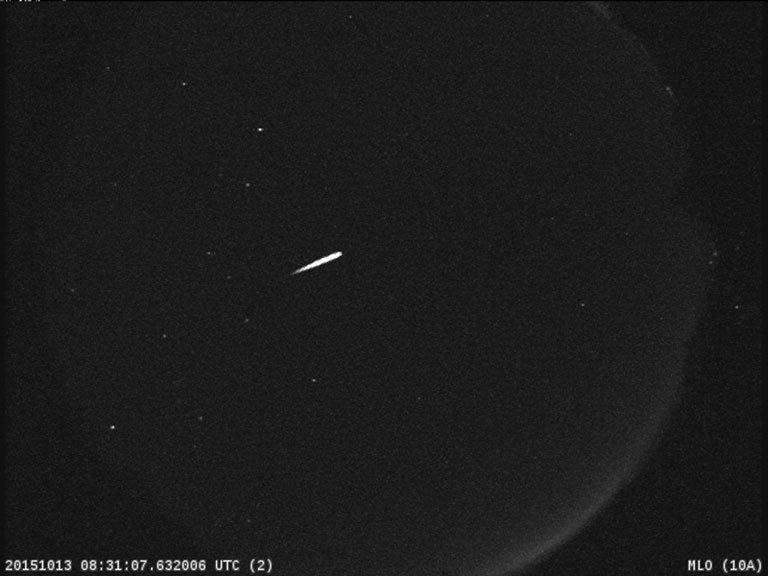 Một thiên thạch từ mưa sao băng Orionid được chụp vào năm 2015. Ảnh: NASA / JPL.