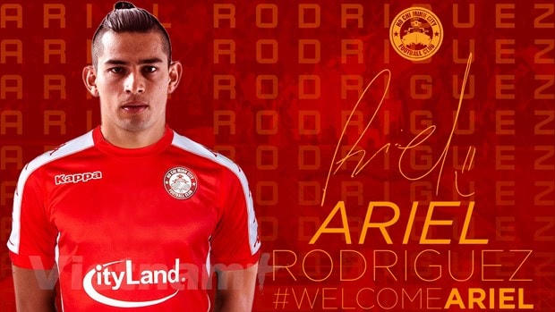 Tân binh Ariel Rodriguez của Á quân V-League 2019. (Ảnh: CLB TP HCM).