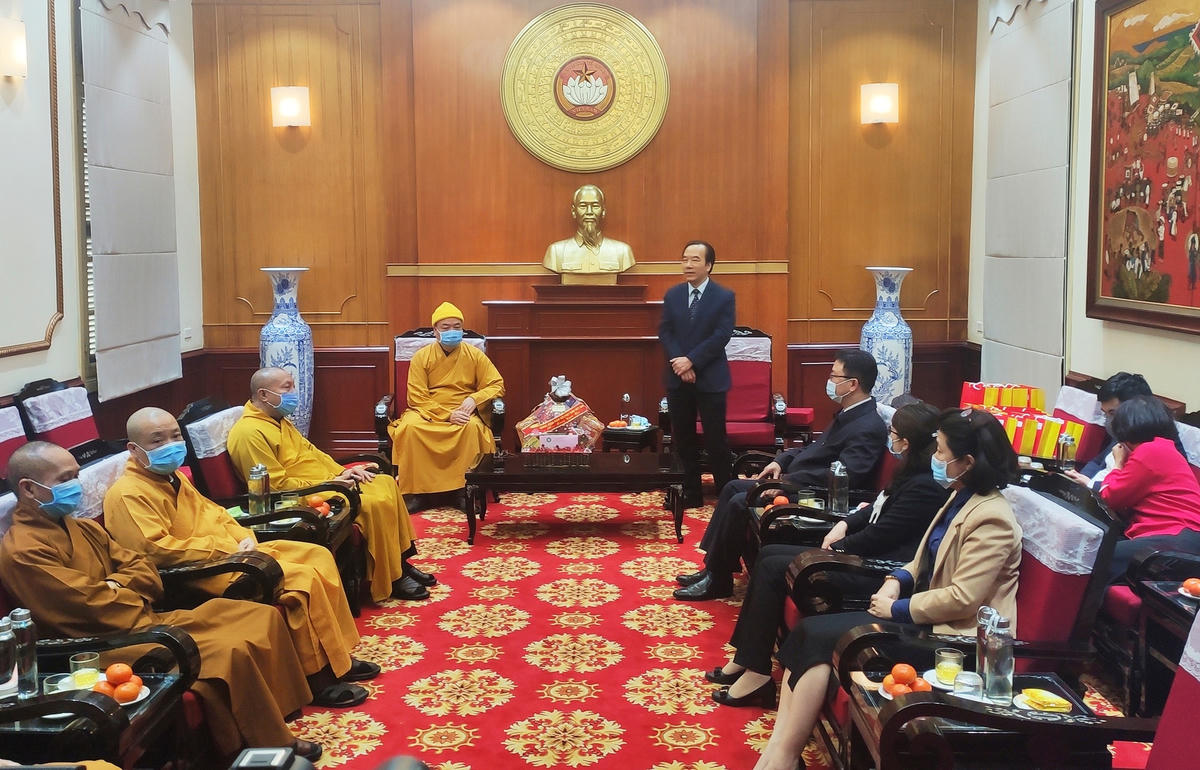 Quang cảnh buổi tiếp.