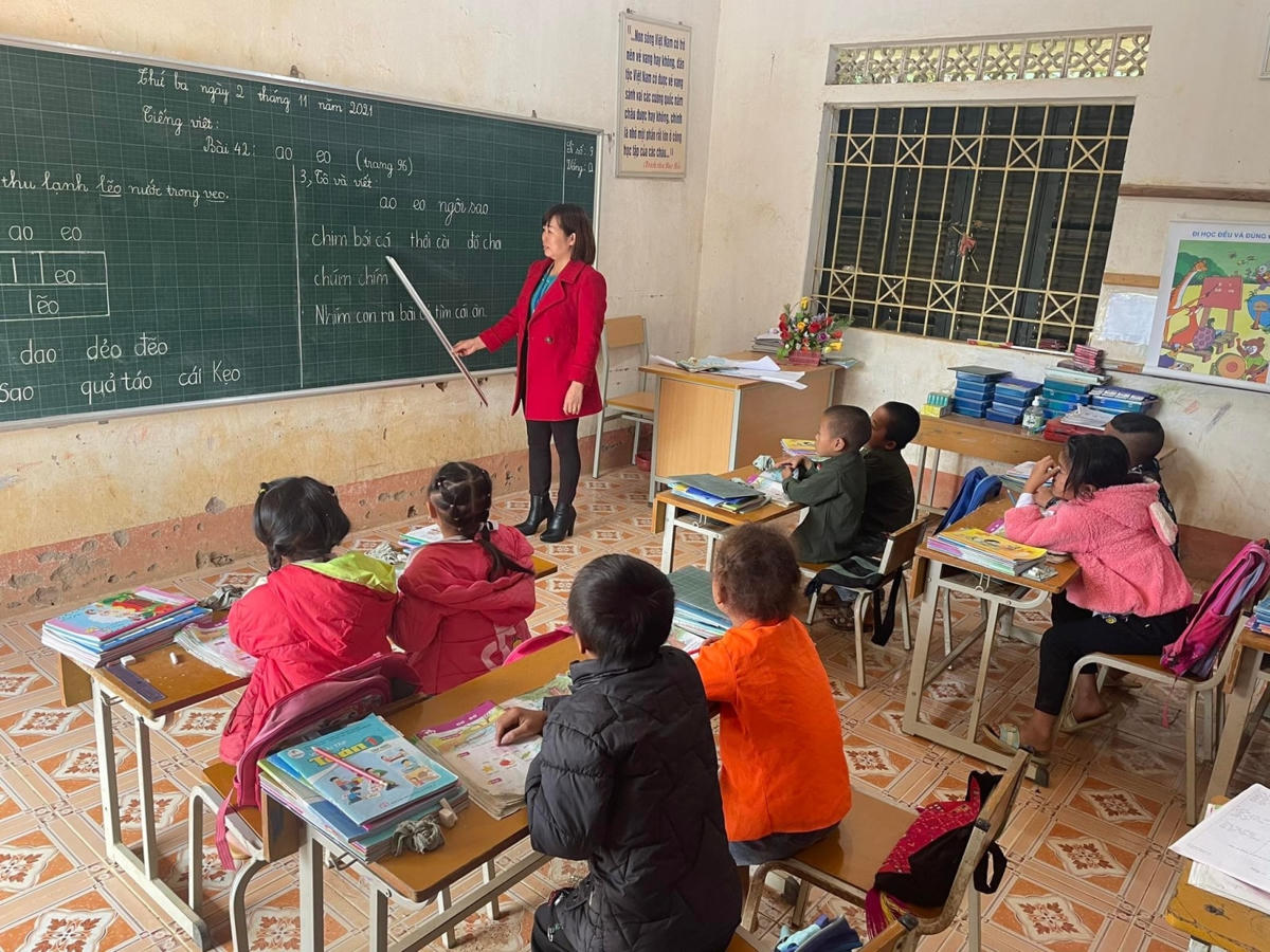 Nhiều trường vùng cao ở Sơn La thiếu giáo viên ở các môn đặc thù. Ảnh: Mai Phương