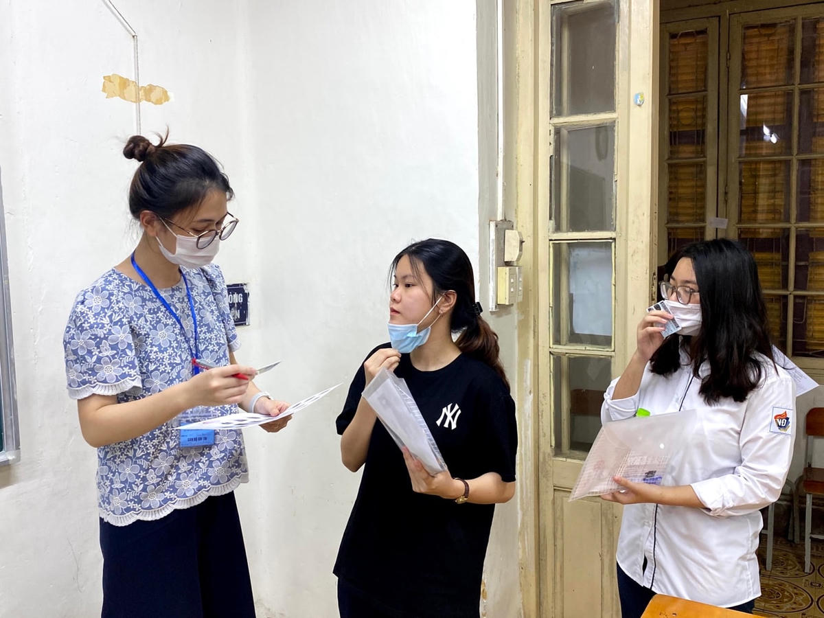 Thí sinh dự thi Kỳ thi tốt nghiệp THPT năm 2021.