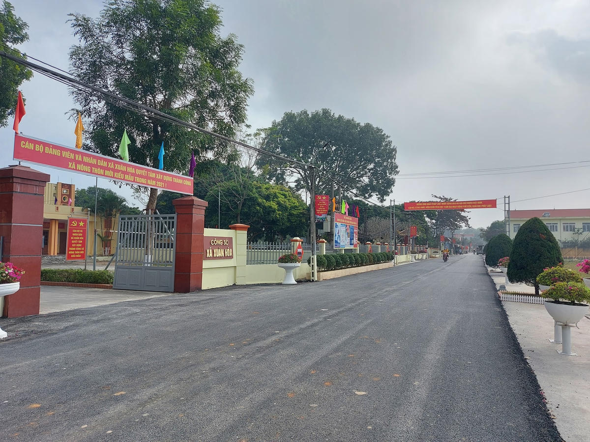 Xã Xuân Hoà (huyện Thọ Xuân) là 1 trong 2 xã được công nhận đạt chuẩn NTM kiểu mẫu năm 2021.