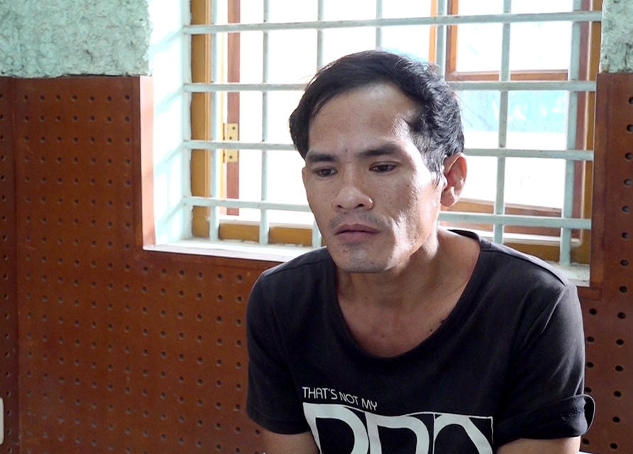Đối tượng Lợi tại cơ quan công an. 