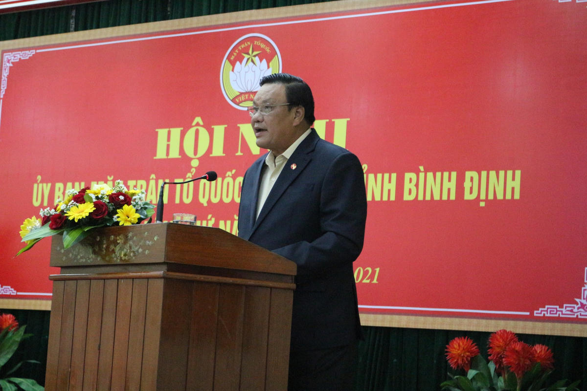 Phó Bí thư Thường trực Tỉnh ủy Lê Kim Toàn, phát biểu tại Hội nghị.
