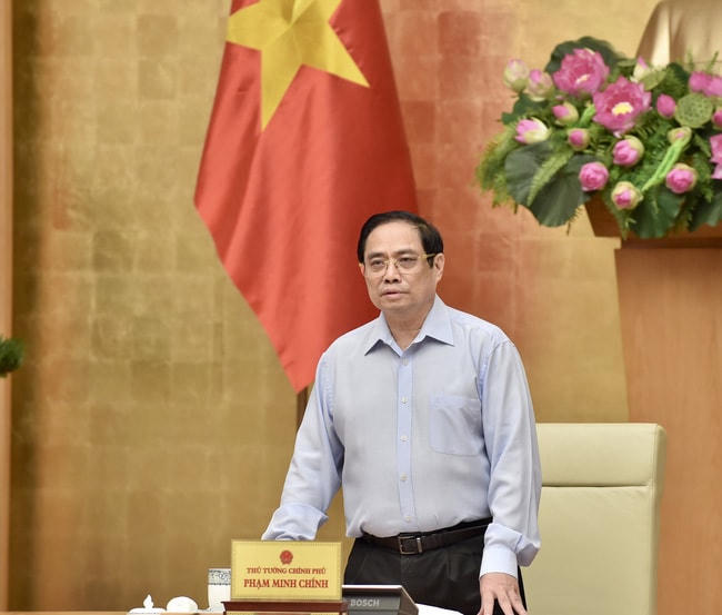 Thủ tướng Chính phủ Phạm Minh Chính phát biểu tại Hội nghị. Ảnh: VGP.