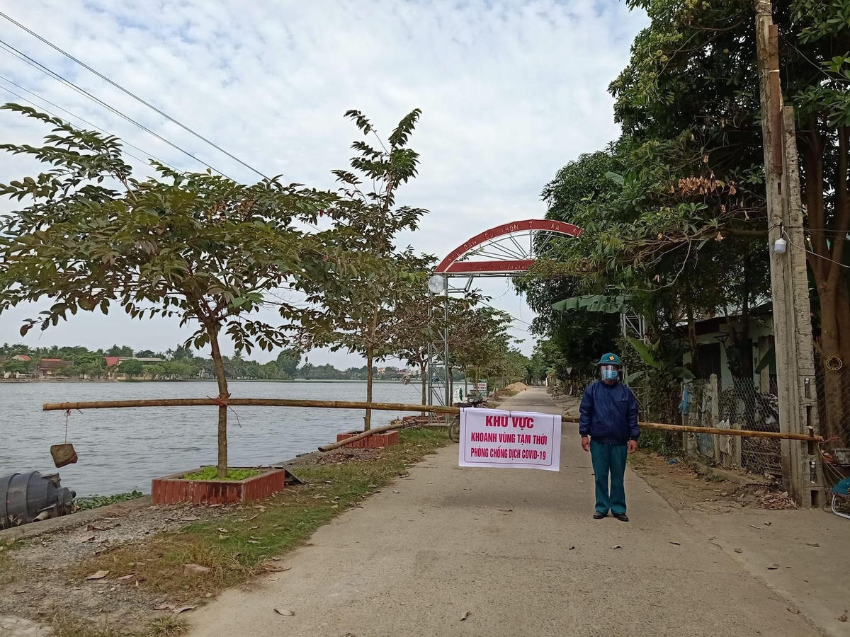 Huyện Thọ Xuân phong tỏa tạm thời 874 hộ dân tại 4 thôn để phòng chống dịch.