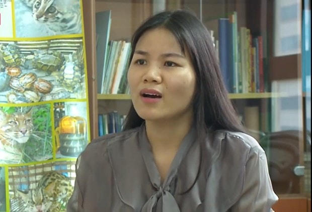 Bà Bùi Thị Hà, Phó Giám đốc Trung tâm Giáo dục Thiên nhiên.