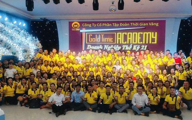 Công ty Gold Time không tổ chức hoạt động kinh doanh mà chỉ lôi kéo nhiều người tham gia huy động vốn để trục lợi theo hình thức " đa cấp".