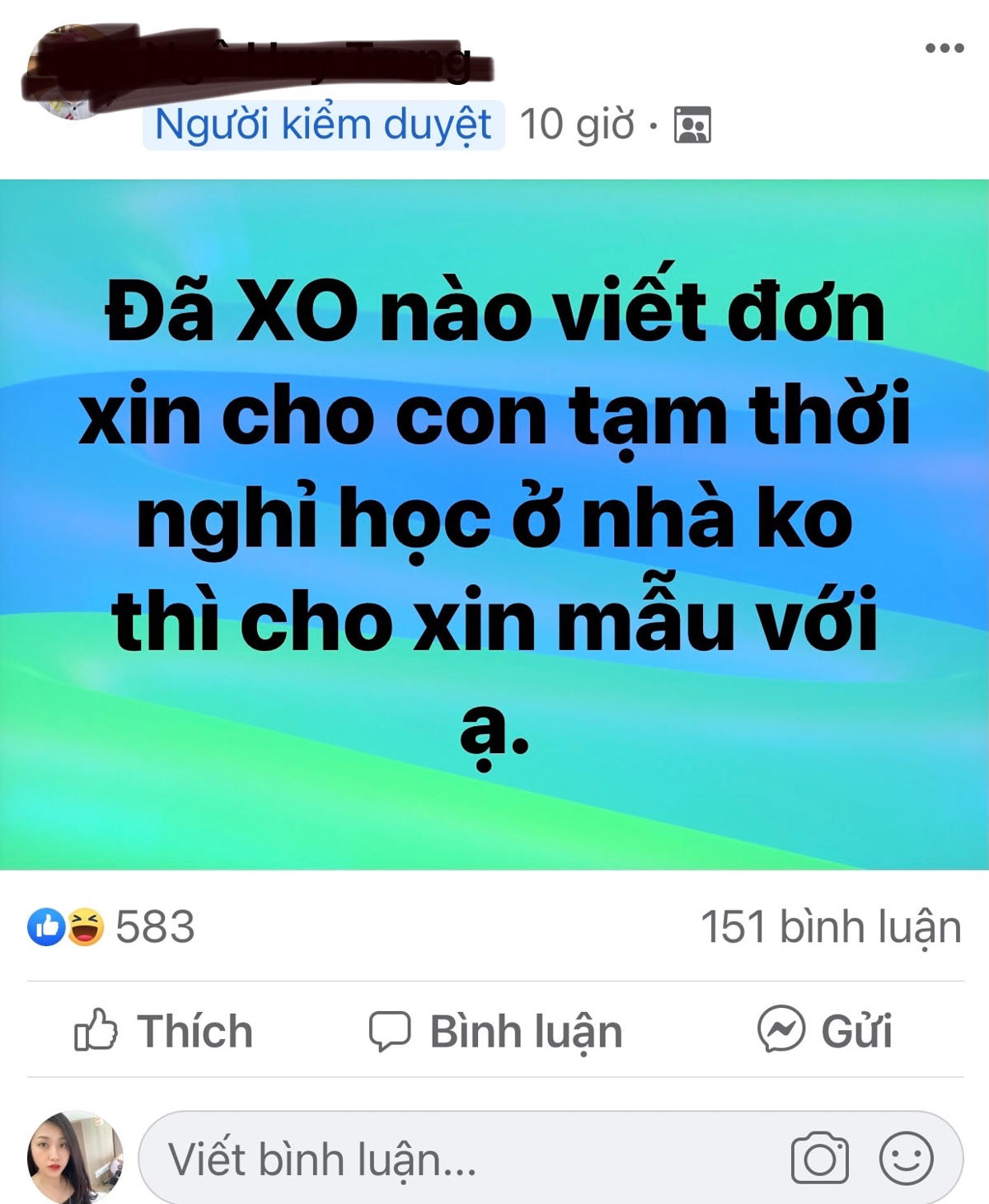 Trên các diễn đàn mạng xã hội, nhiều phụ huynh bày tỏ không muốn cho con trở lại trường trong thời điểm số ca mắc Covid-19 liên tục gia tăng như hiện nay.