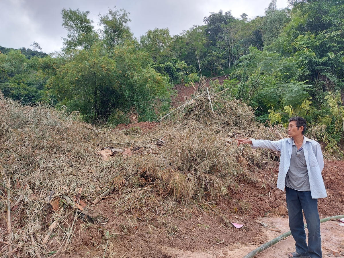 Về lâu dài, nếu không có biện pháp khắc phục, nguy cơ tỉnh lộ 541B bị vùi lấp.