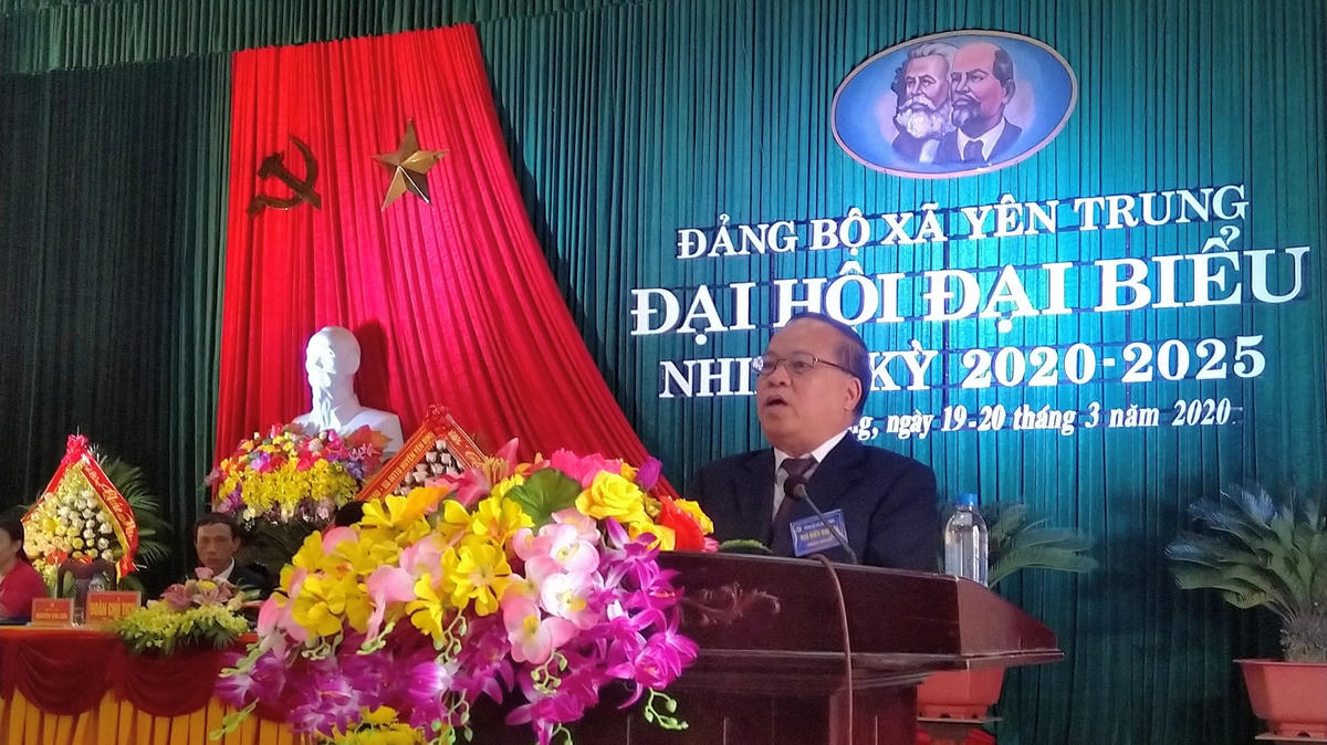 Ông Lưu Vũ Lâm, nguyên Chủ tịch UBND huyện Yên Định khi còn đương chức.