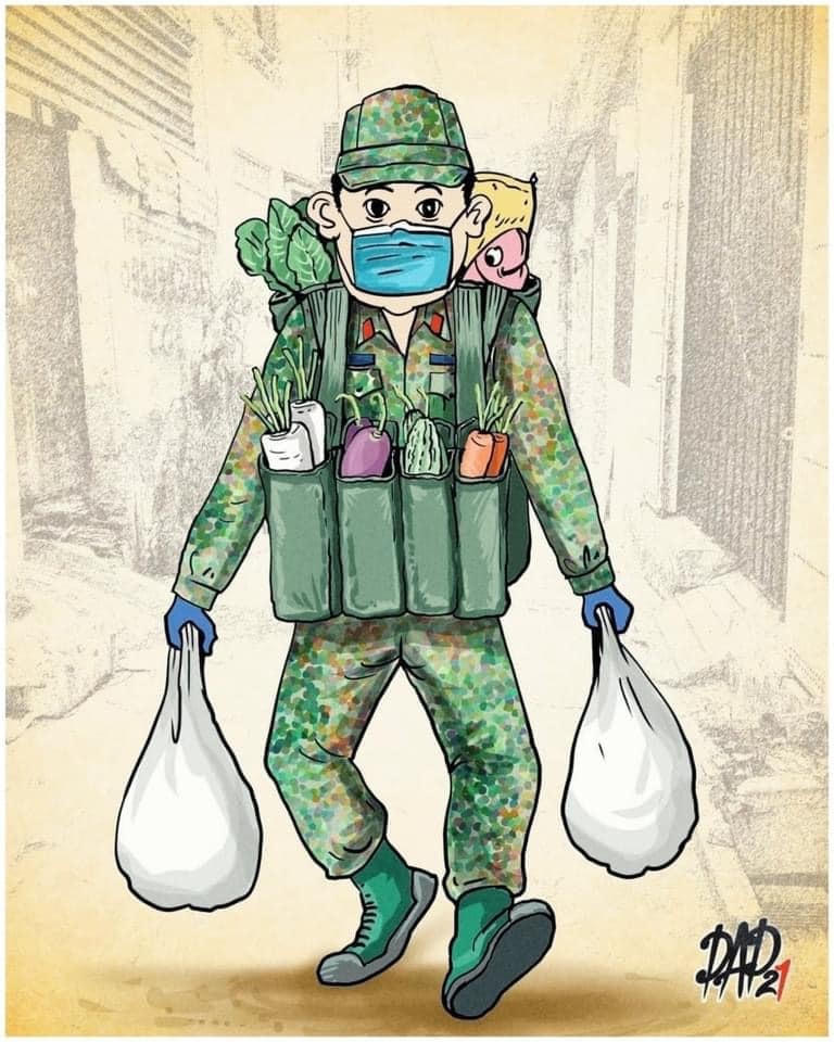 Cựu người mẫu Bình Minh bày tỏ lòng biết ơn các anh bộ đội đã không ngại khó trong bất kỳ hoàn cảnh nào để giữ hoà bình và an yên cho cả dân tộc. Chúc các anh thật nhiều sức khoẻ và bình an.  