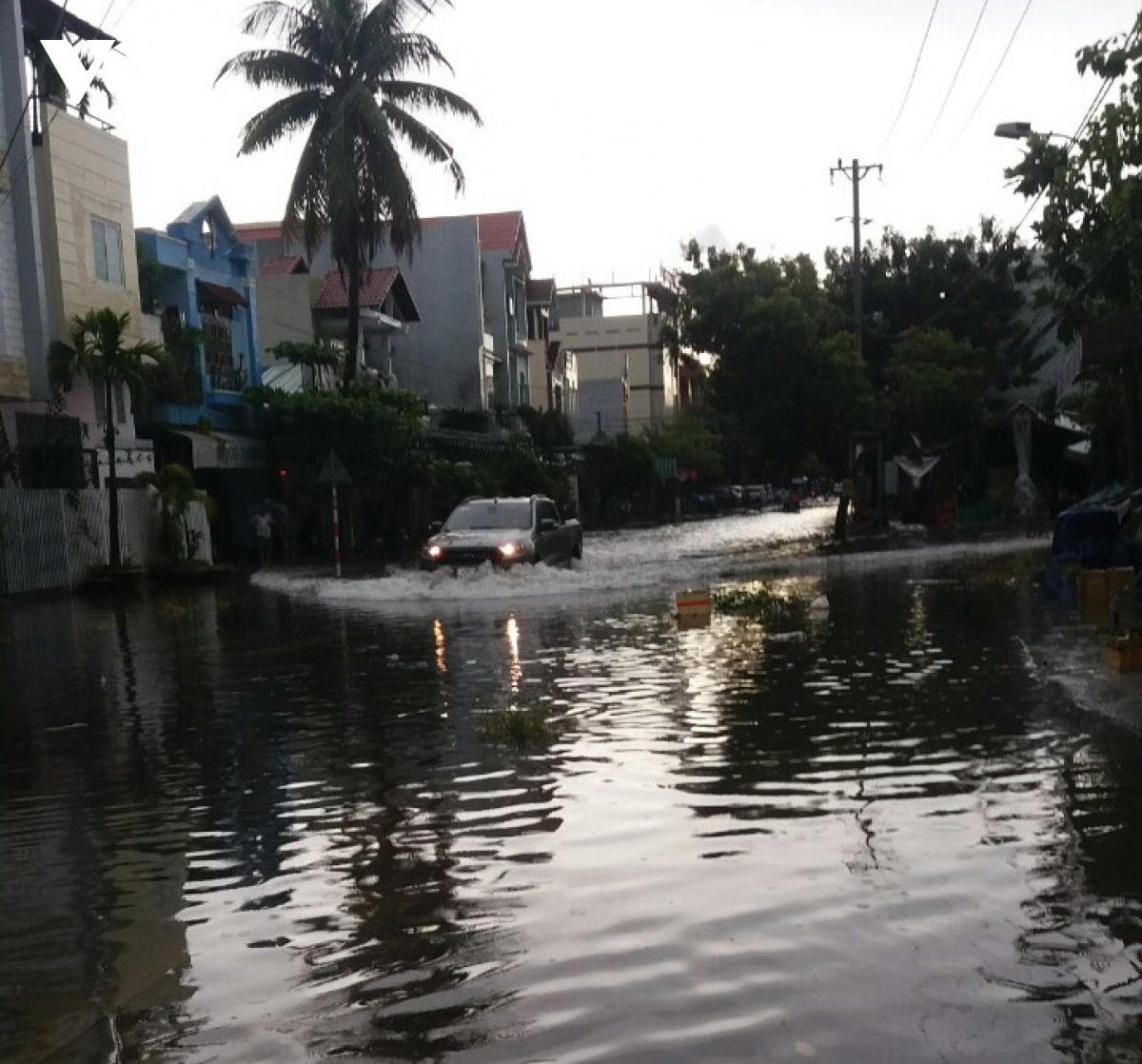 Đường phố Đà Nẵng vào sáng nay. Ảnh: VOV.