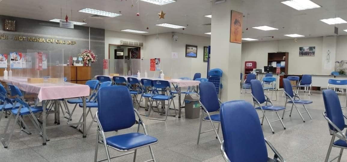 Khu vực chờ tịnh không một bóng người. Ảnh: Gia Thắng. 