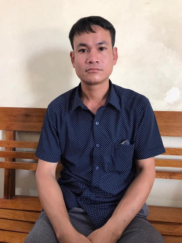 Đối tượng Ngân Văn Hội tại cơ quan công an