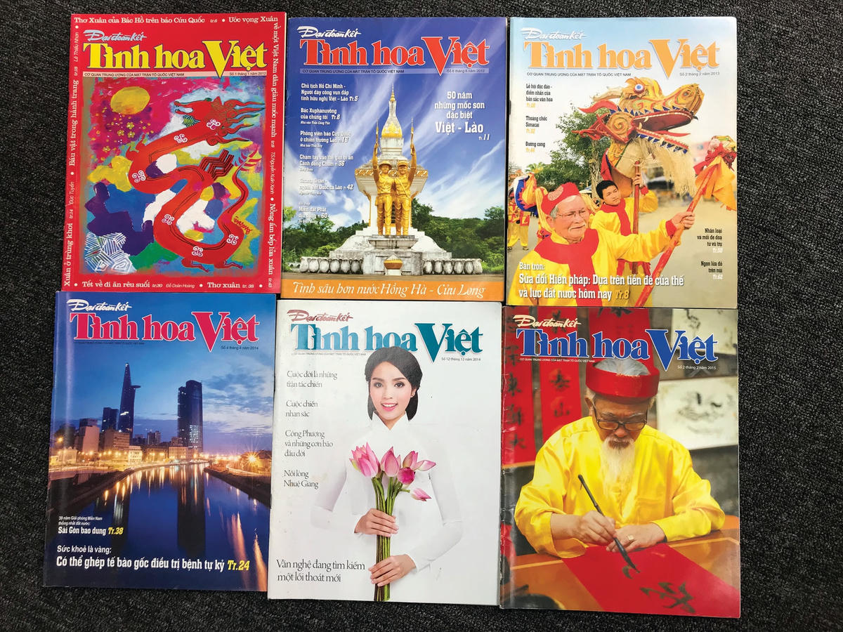 Bìa Tinh hoa Việt giai đoạn tháng  7/2010-4/2015.  