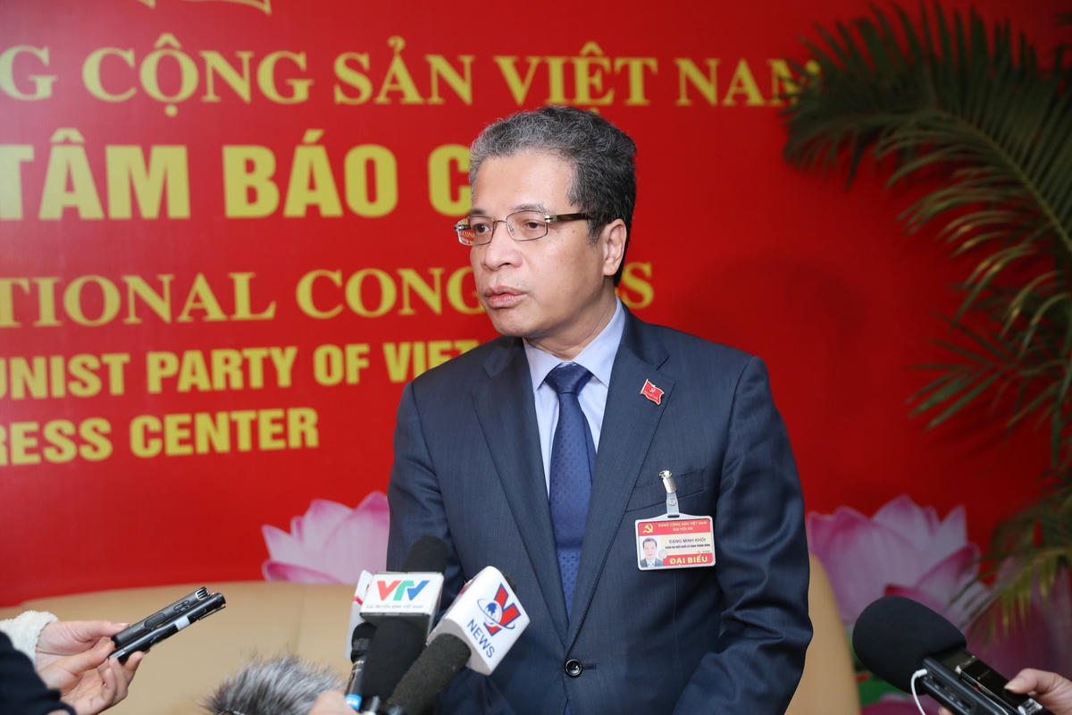 Thứ trưởng Đặng Minh Khôi. Ảnh: Quang Vinh.