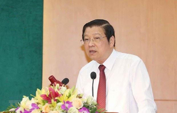 Ông Phan Đình Trạc, Bí thư Trung ương Đảng, Trưởng ban Nội chính Trung ương. (Ảnh: TTXVN).